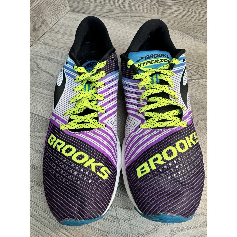 Brooks Hyperion Running Shoes Womens 9.5 Purple/Black Lightweight 1202261B529 - Picture 8 of 11